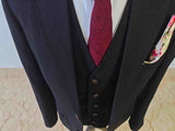 BLACK TENCEL LINEN 3 PIECE SUITS