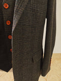 GREEN BLACK OVERCHECK PLAID 3 PIECE SUIT - BDtailormade