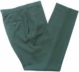 经典款深绿色精纺三件套西装