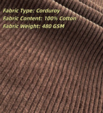 Navy & Brown Corduroy 2 Piece Suit