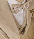 KHAKI TENCEL WOOL 3 PIECE SUITS