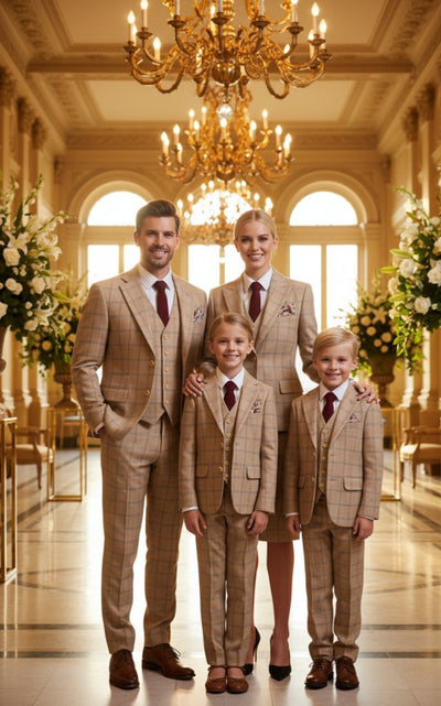 FAMILY 3 PIECE SUITS - FOUR SETS