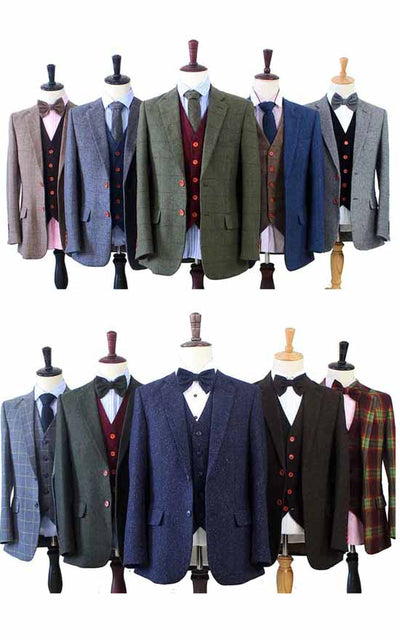 BDtailormade Freely Mix And Match Suit 3 Pieces - BDtailormade TWEED SUITStweedmaker hockerty menstweedsuit