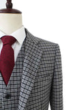 BDtailormade GREY HOUNDSTOOTH TWEED 2 PIECE - BDtailormade TWEED SUITStweedmaker hockerty menstweedsuit