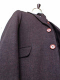 BDtailormade DARK BROWN BARLEYCORN TWEED 2 PIECE SUIT - BDtailormade TWEED SUITStweedmaker hockerty menstweedsuit