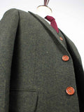BDtailormade CLASSIC GREEN BARLEYCORN TWEED 2 PIECE SUIT - BDtailormade TWEED SUITStweedmaker hockerty menstweedsuit