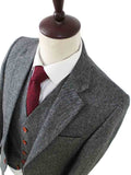 BDtailormade CLASSIC GREY BARLEYCORN TWEED 2 PIECE SUIT - BDtailormade TWEED SUITStweedmaker hockerty menstweedsuit