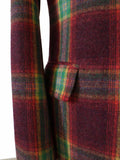 BDtailormade RAINBOW RED PLAID TWEED 2 PIECE SUIT - BDtailormade TWEED SUITStweedmaker hockerty menstweedsuit