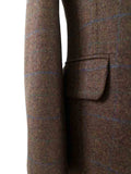BDtailormade BROWN TATTERSALL TWEED 3 PIECE SUIT - BDtailormade TWEED SUITStweedmaker hockerty menstweedsuit