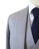 GRAY 3 PIECE LINEN SUIT - BDtailormade