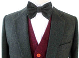 BDtailormade GREEN HERRINGBONE MIX & MATCH TWEED 3 PIECE SUIT - BDtailormade TWEED SUITStweedmaker hockerty menstweedsuit