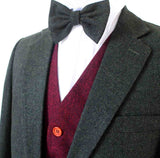 BDtailormade GREEN HERRINGBONE MIX & MATCH TWEED 3 PIECE SUIT - BDtailormade TWEED SUITStweedmaker hockerty menstweedsuit