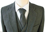 BDtailormade GREEN HERRINGBONE TWEED 3 PIECE SUIT - BDtailormade TWEED SUITStweedmaker hockerty menstweedsuit
