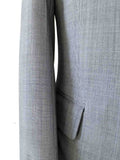 BDtailormade LIGHT GREY PRINCE OF WALES CHECK SUIT - BDtailormade Worsted Suittweedmaker hockerty menstweedsuit