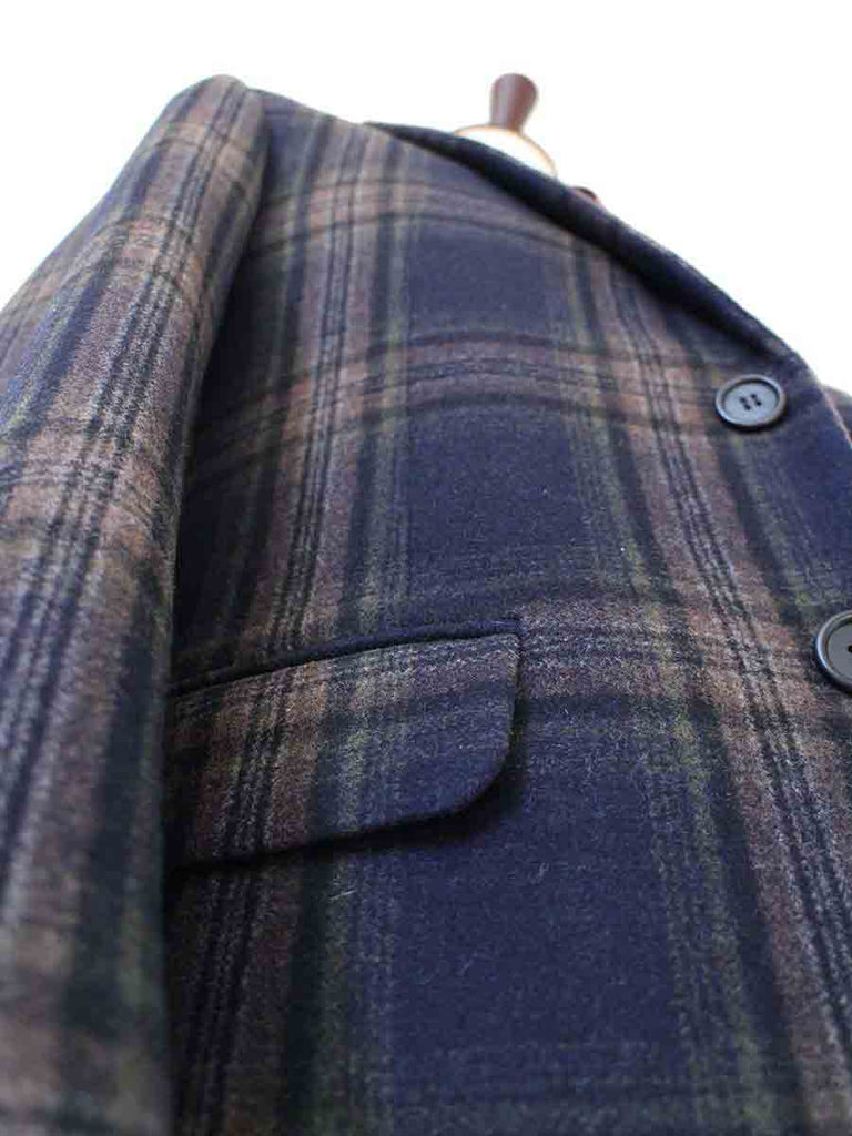 BDtailormade MIDNIGHT BLUE PLAID TWEED 3 PIECE SUIT - BDtailormade TWEED SUITStweedmaker hockerty menstweedsuit