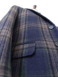 BDtailormade MIDNIGHT BLUE PLAID TWEED 3 PIECE SUIT - BDtailormade TWEED SUITStweedmaker hockerty menstweedsuit