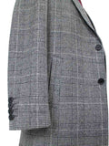 BDtailormade GREY OVERCOAT HOUNDSTOOTH PLAID TWEED - BDtailormade TWEED SUITStweedmaker hockerty menstweedsuit