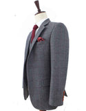 BDtailormade GREY HERRINGBONE TWEED 3 PIECE SUIT - BDtailormade TWEED SUITStweedmaker hockerty menstweedsuit